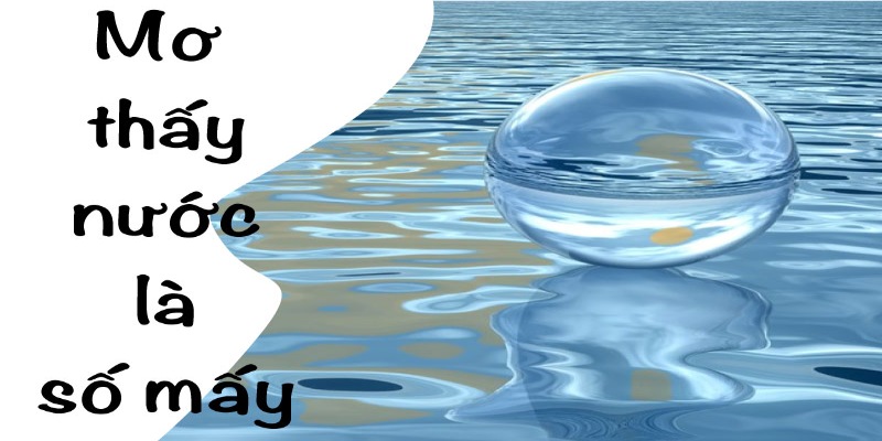 Các con số may mắn trong giấc mơ thấy nước nên biết